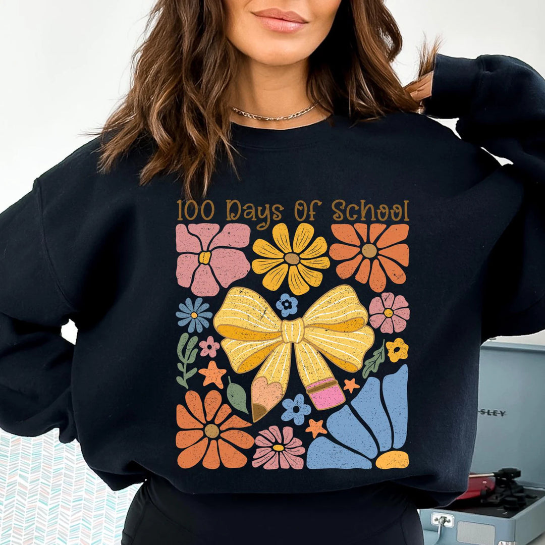 100 Days Of School BLACK Sweatshirt