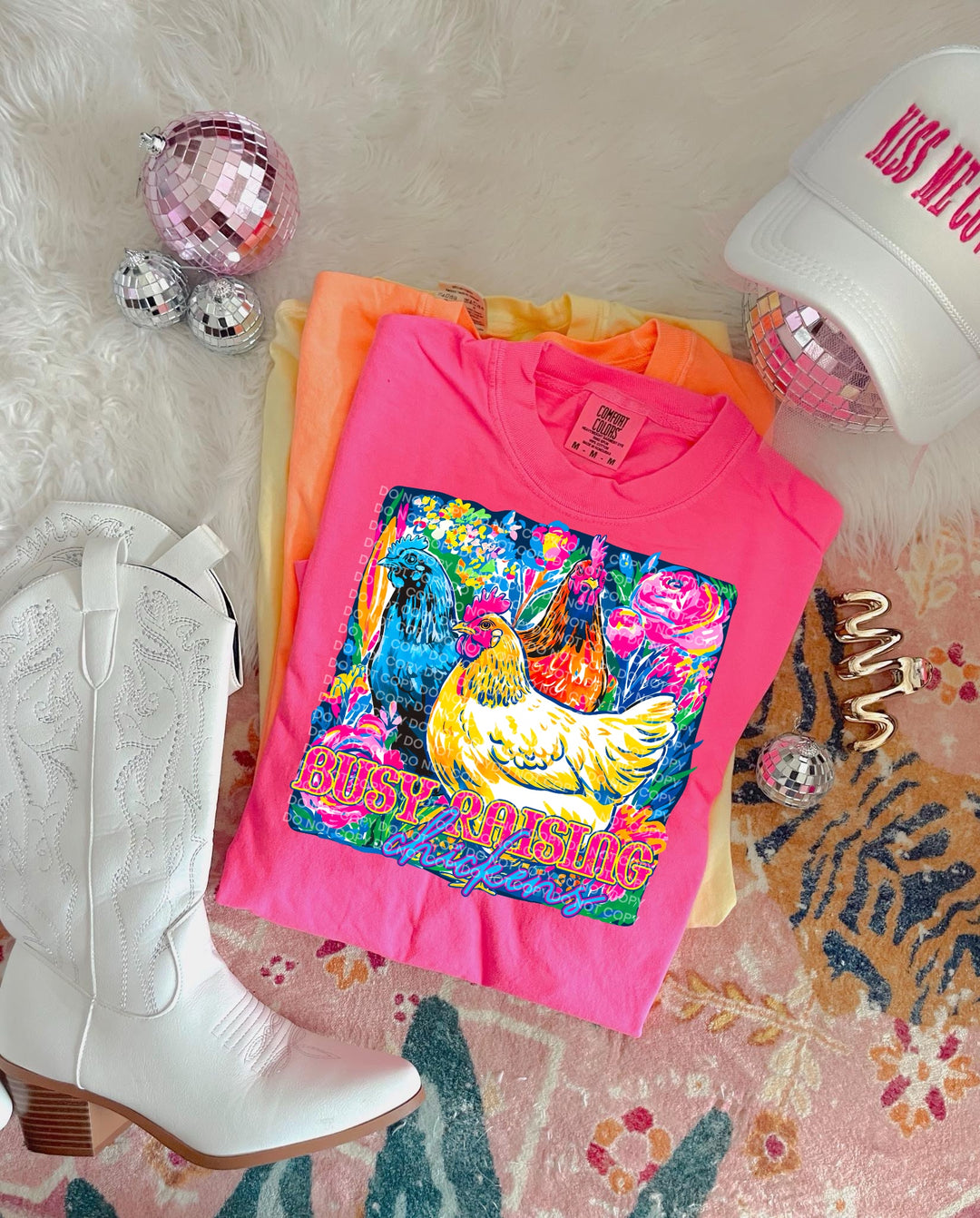 Busy Raising Chickens DTF Print