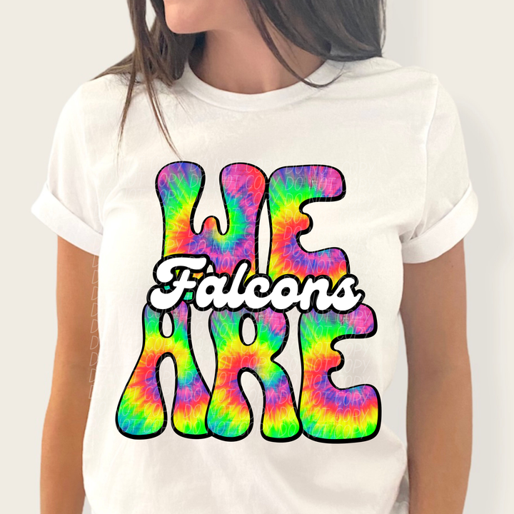 We Are Tie Dye Mascots DTF Print