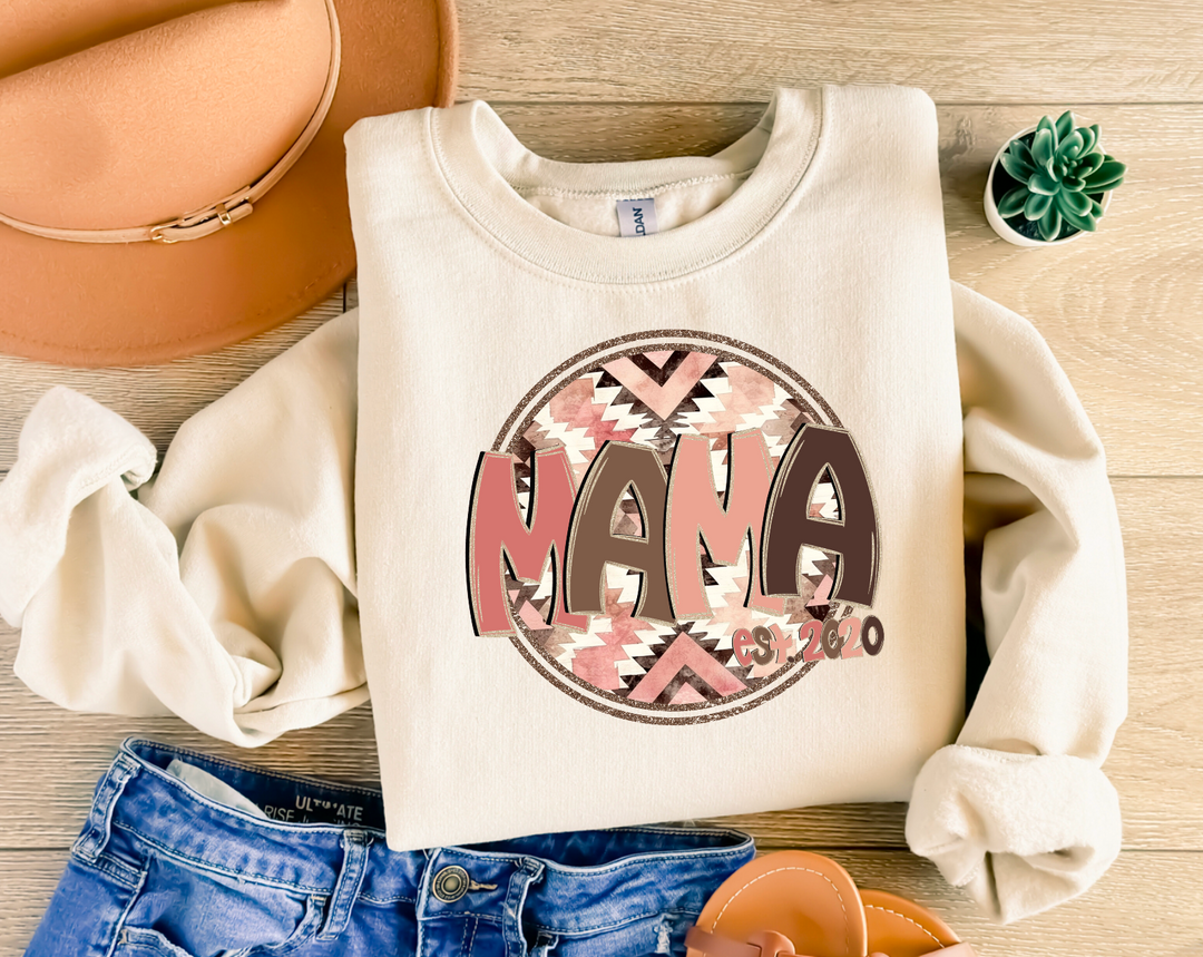 Mama Est. 2020 DTF Print