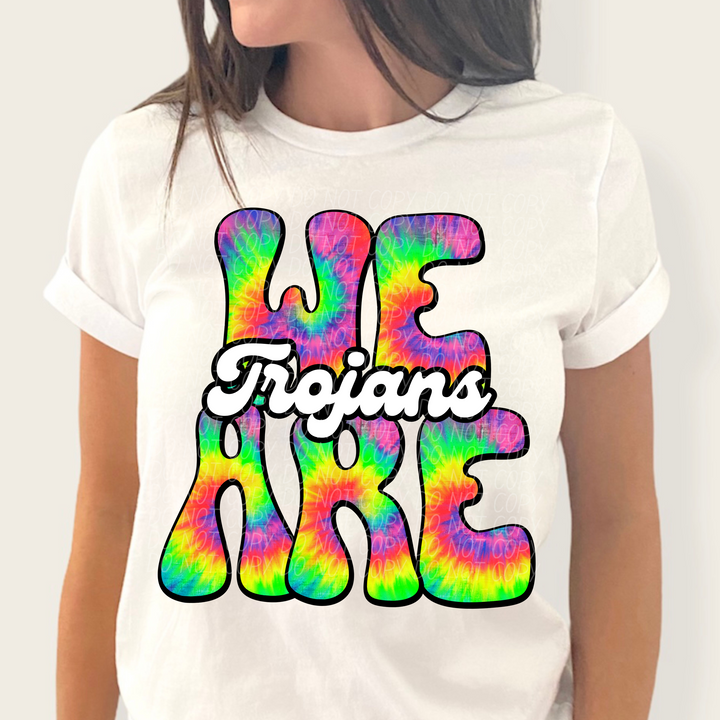 We Are Tie Dye Mascots DTF Print