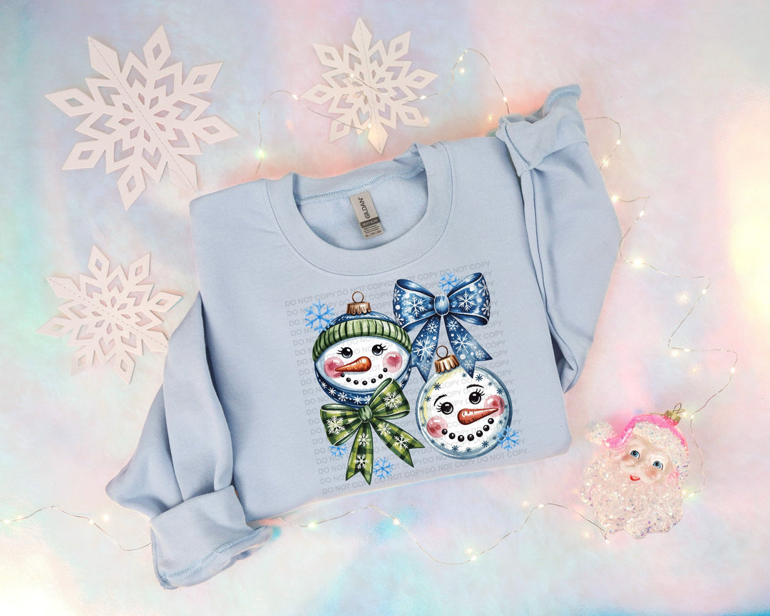Snowman Ornament DTF Print