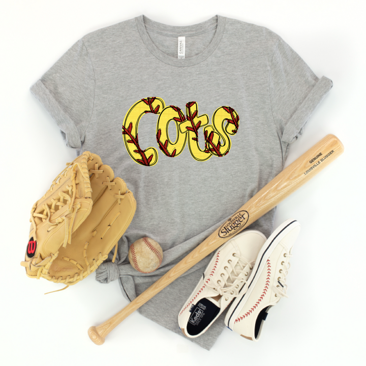 Softball Stitch DTF Print