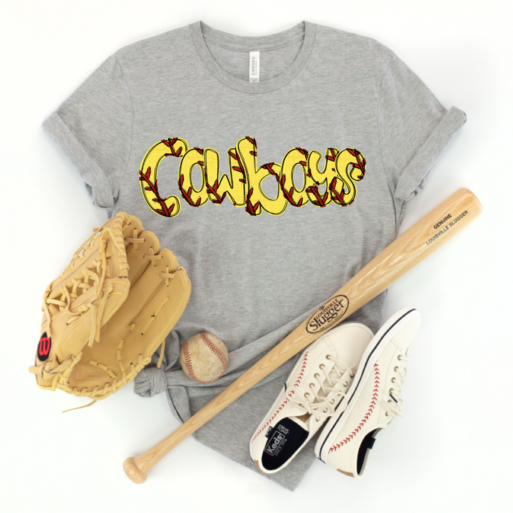 Softball Stitch DTF Print