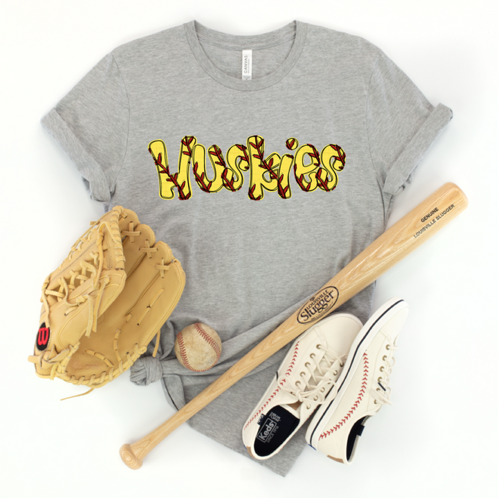 Softball Stitch DTF Print