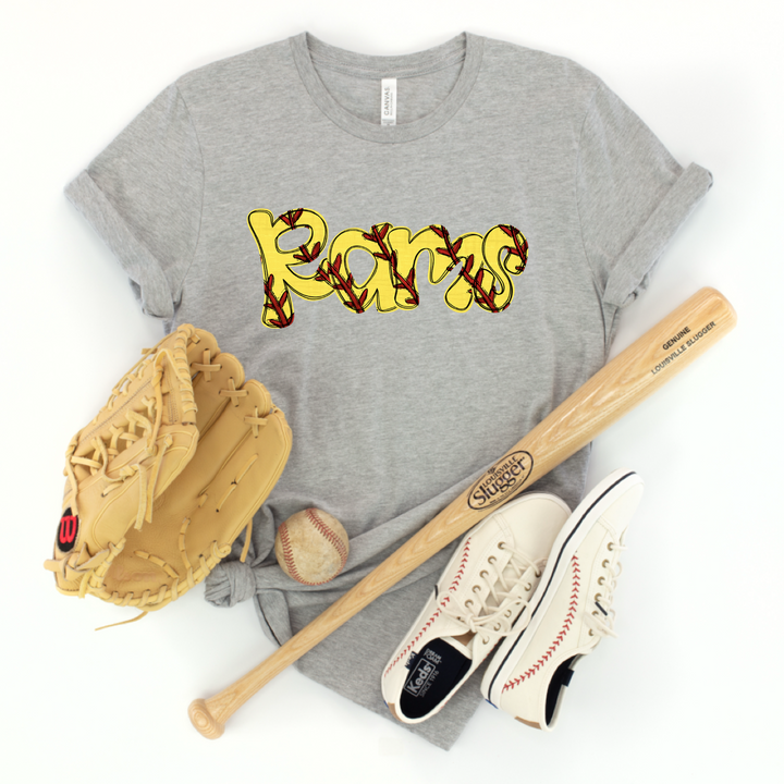 Softball Stitch DTF Print