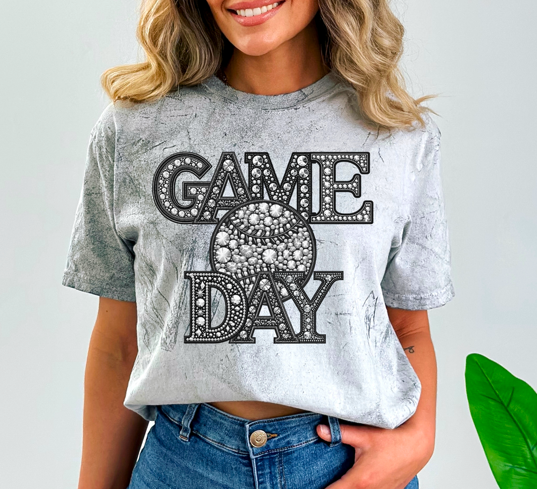 Rhinestone Game Day DTF Print