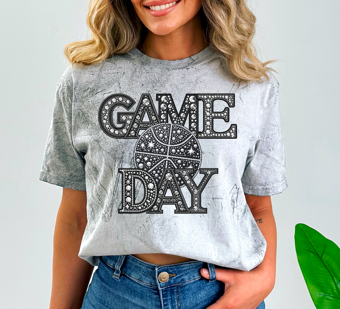 Rhinestone Game Day DTF Print