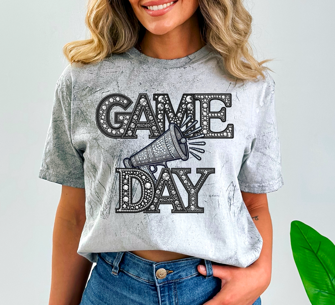 Rhinestone Game Day DTF Print