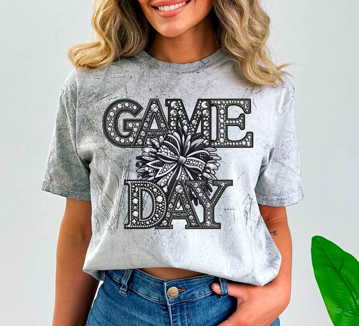 Rhinestone Game Day DTF Print