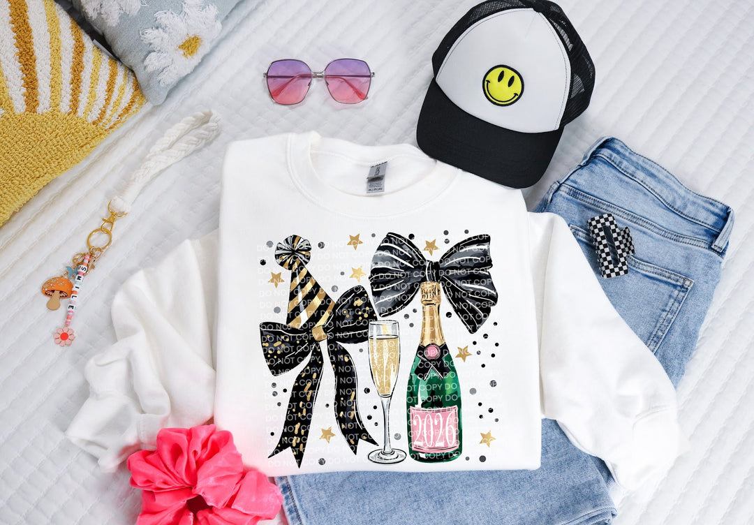 Preppy New Year DTF Print