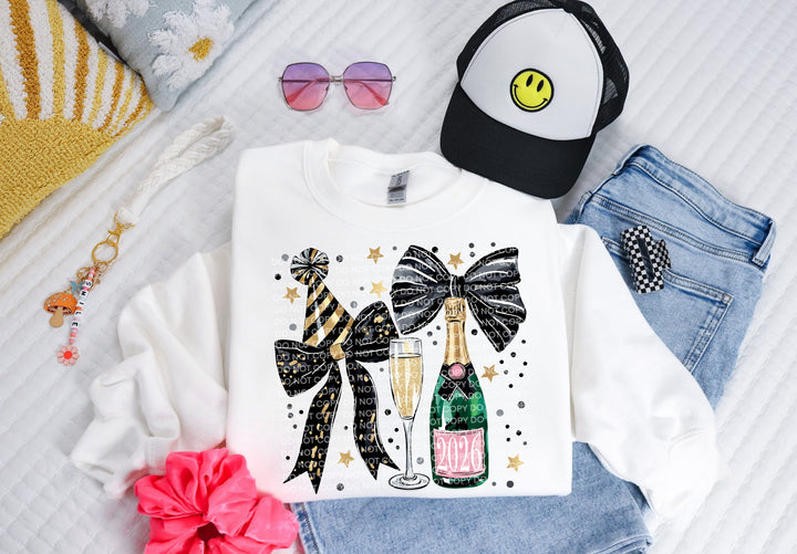 Preppy New Year DTF Print