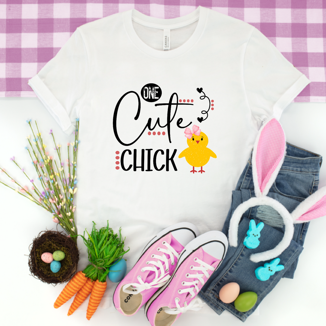 One Cute Chick DTF Print
