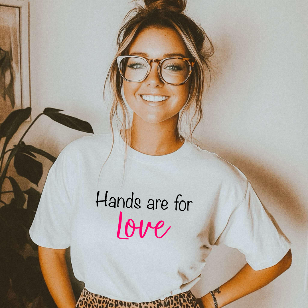 Hands Are For Love DTF Print