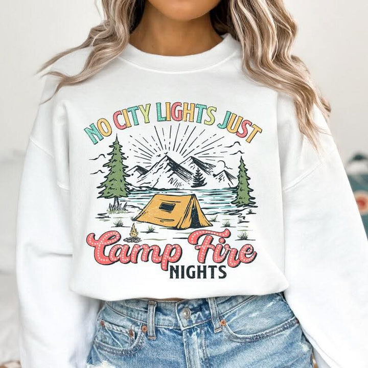 Campfire Lights DTF Print