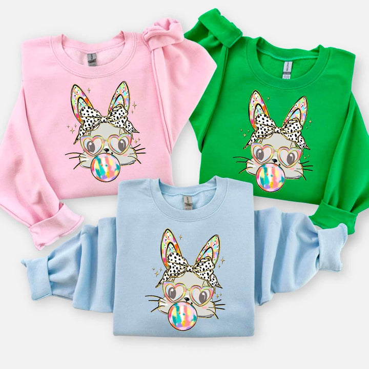 Bunny With Headband DTF Print