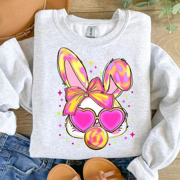 Bubble Gum Bunny DTF Print