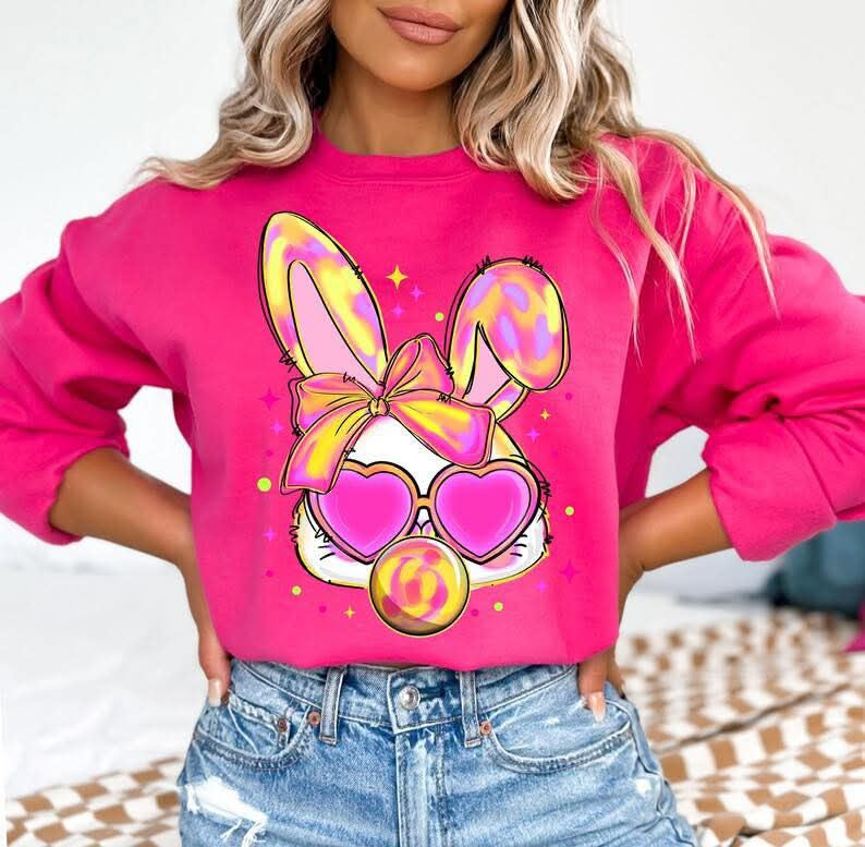 Bubble Gum Bunny HELICONIA Sweatshirt