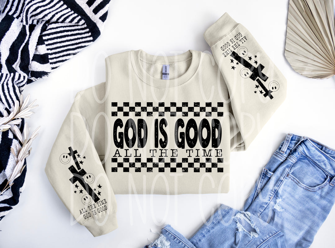 God is Good All the Time Set DTF Print