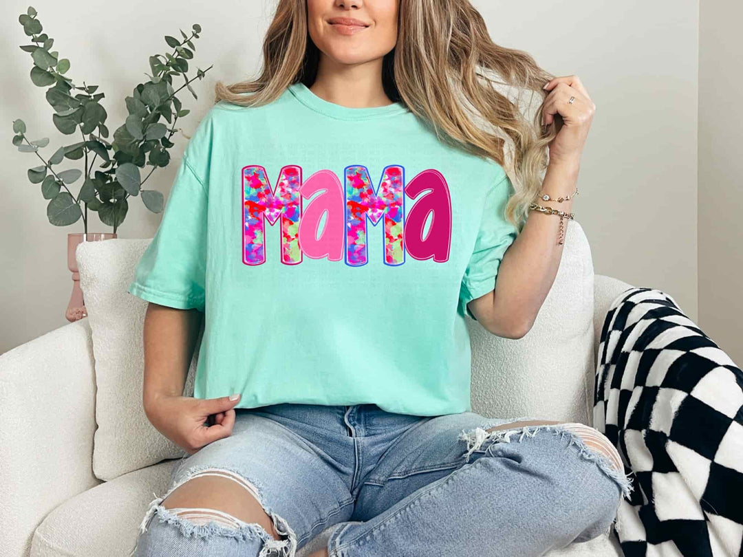 Brushstroke Mama DTF Print