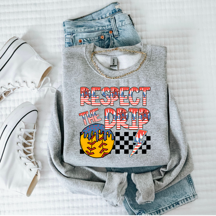 RWB Drip DTF Print