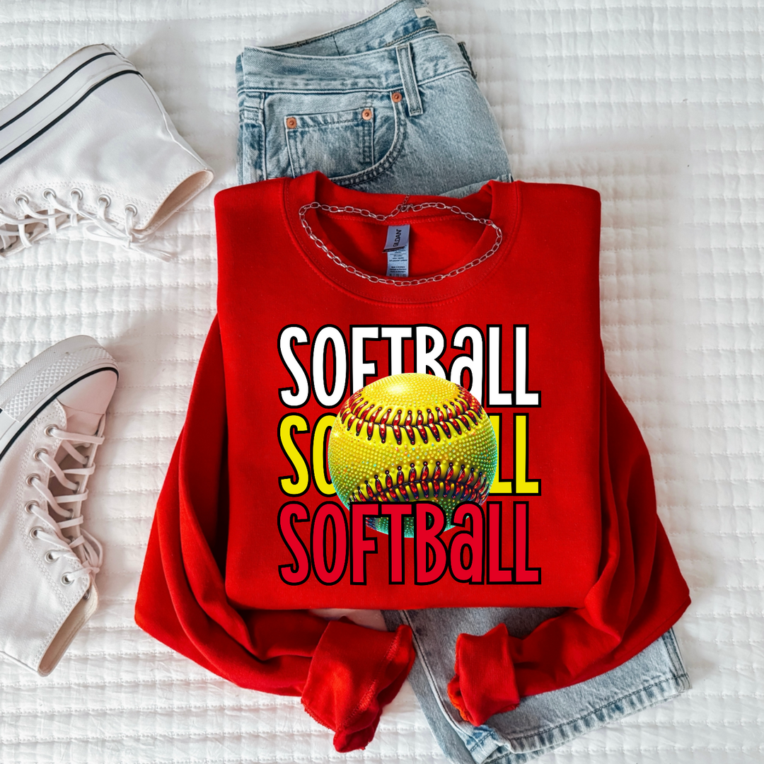Softball DTF Print