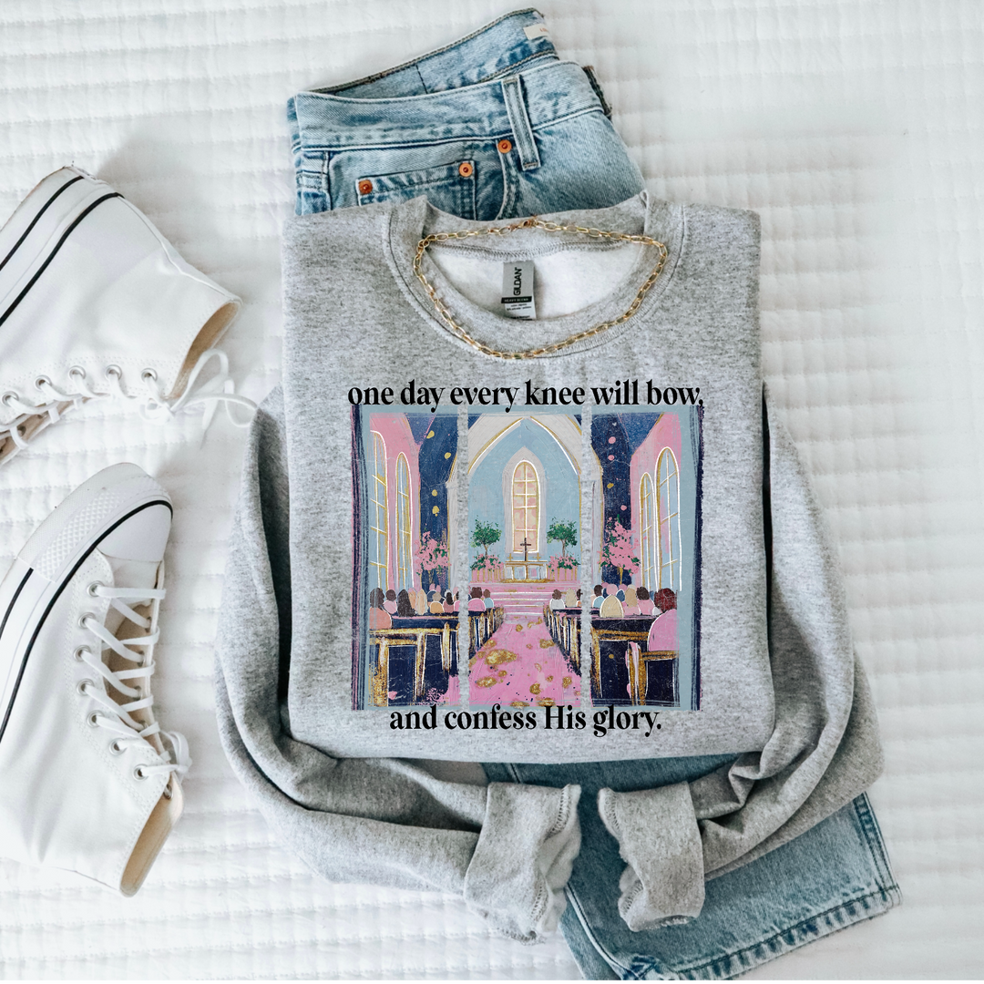 One Day Every Knee Will Bow DTF Print