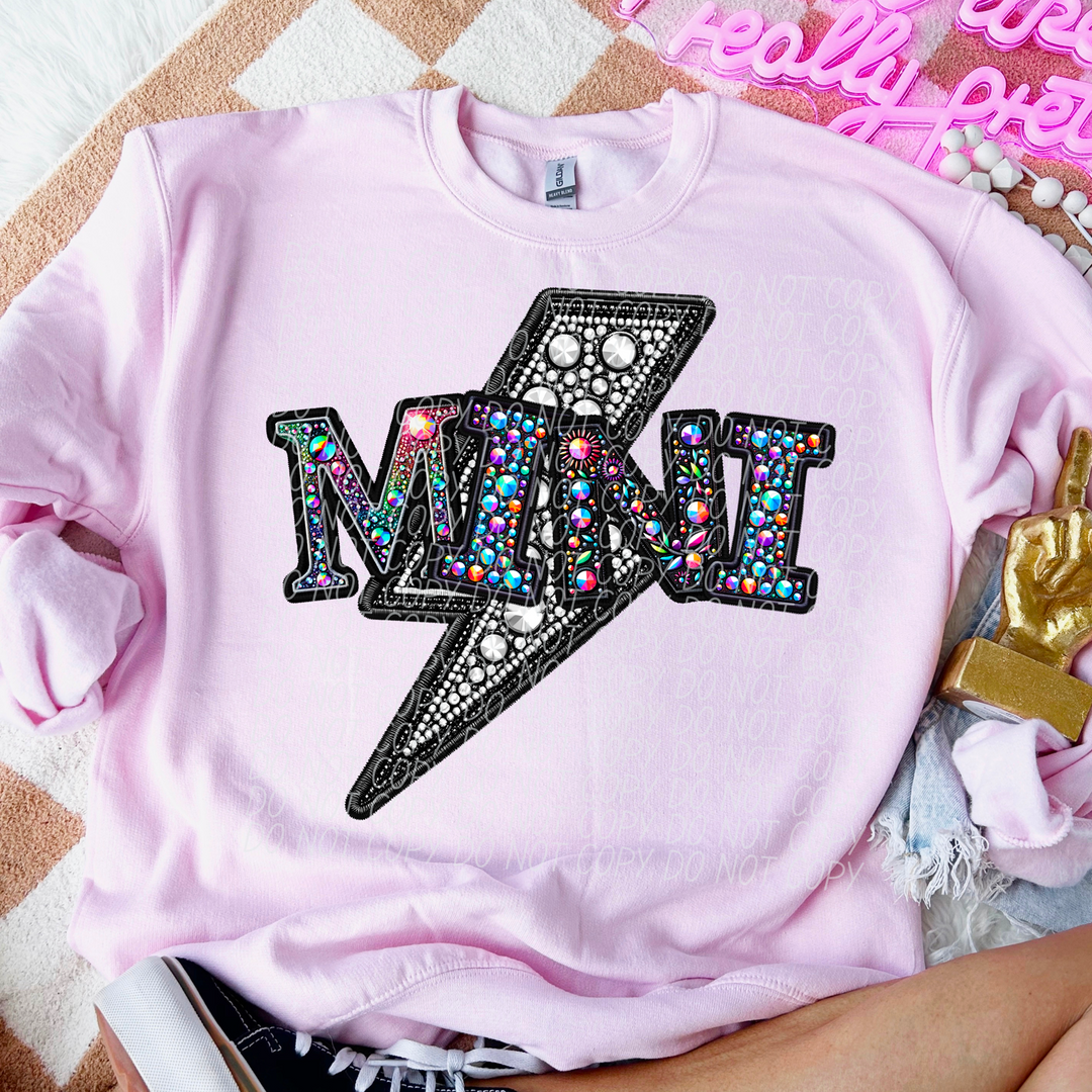 Faux Bling Mini DTF Print