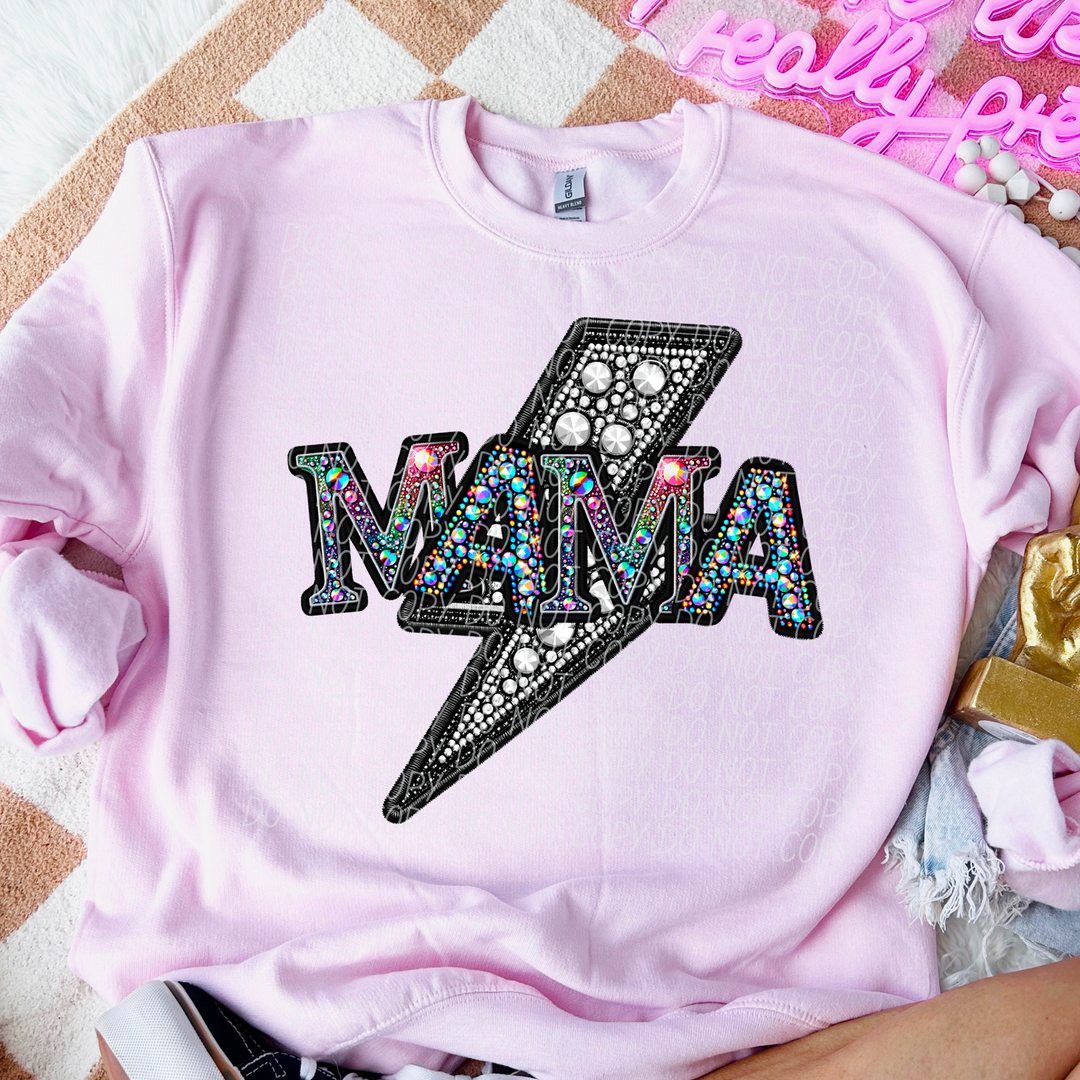 Faux Bling Mama DTF Print