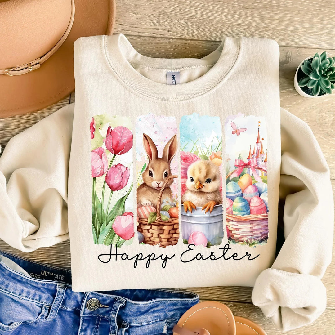 Picture Perfect Happy Easter SAND Sweatshirt