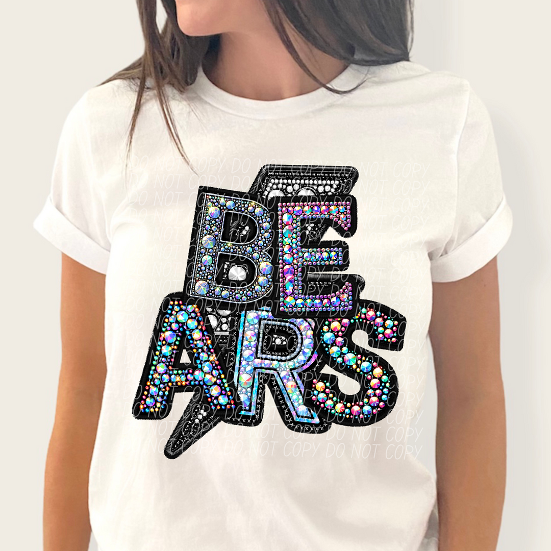 Faux Bling School Spirit DTF Print