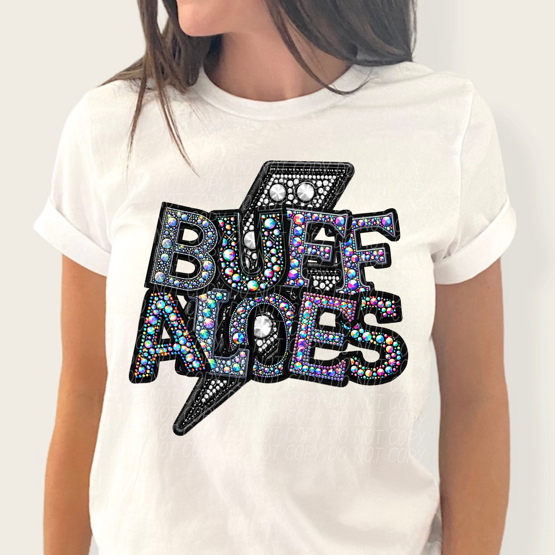 Faux Bling School Spirit DTF Print