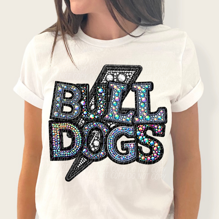 Faux Bling School Spirit DTF Print