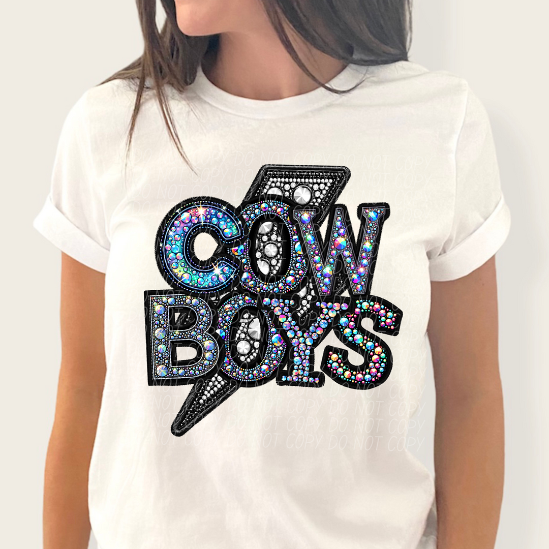 Faux Bling School Spirit DTF Print