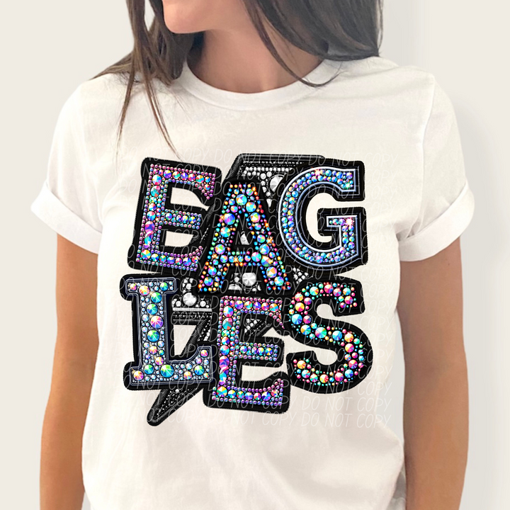 Faux Bling School Spirit DTF Print