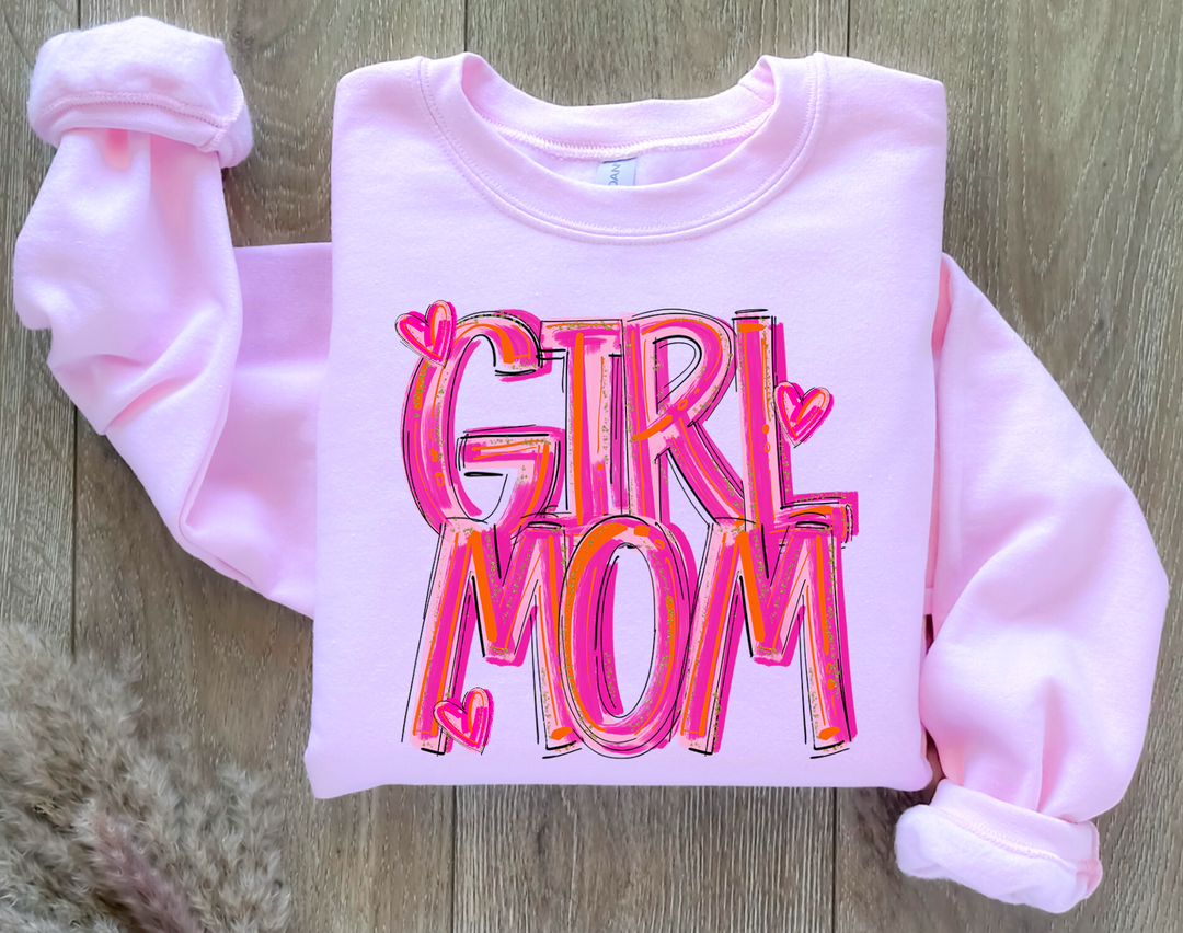 Girl Mom Pretty In Pink DTF Print