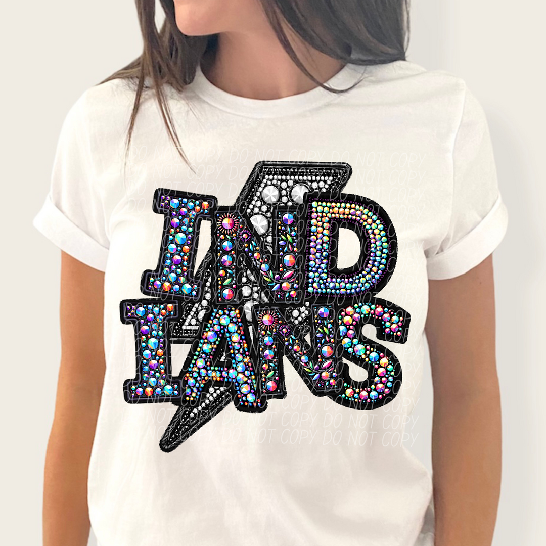 Faux Bling School Spirit DTF Print