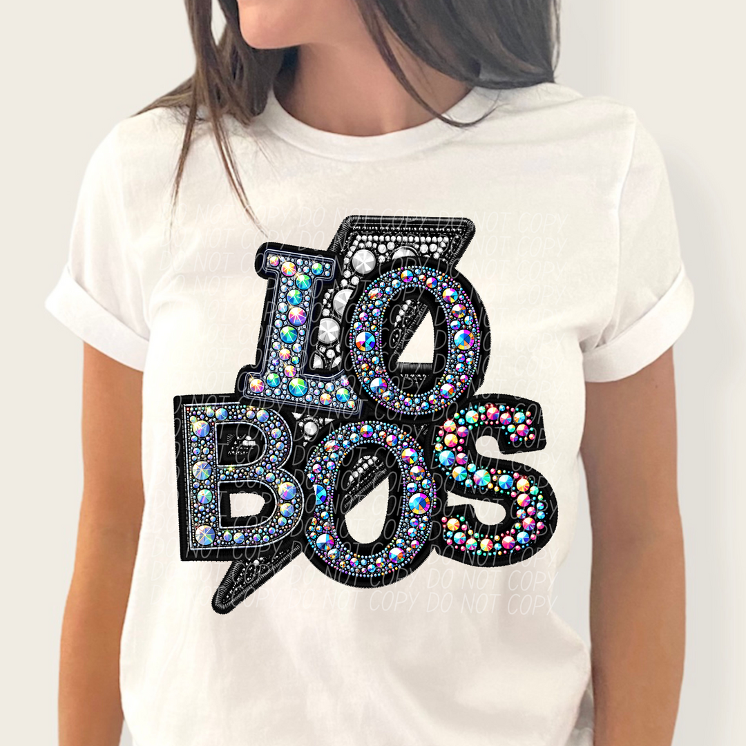 Faux Bling School Spirit DTF Print