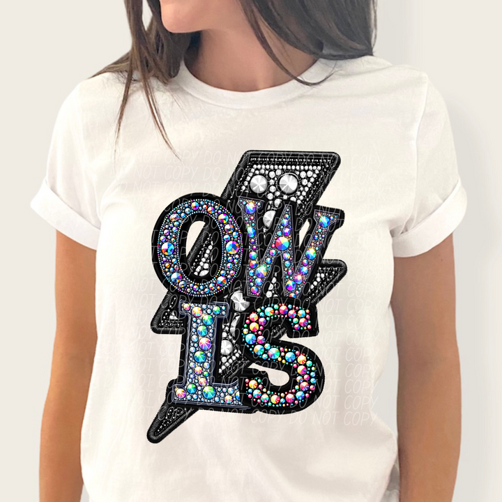 Faux Bling School Spirit DTF Print