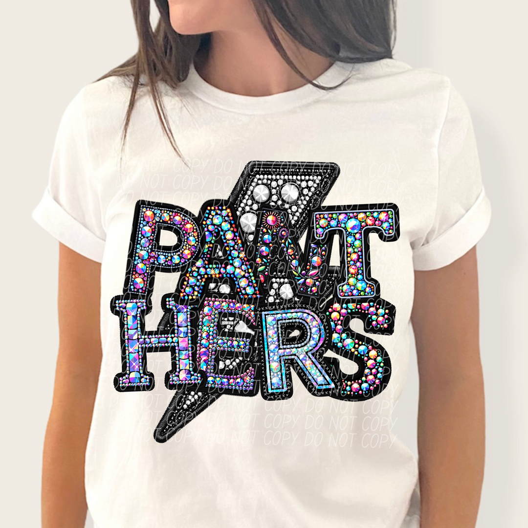 Faux Bling School Spirit DTF Print