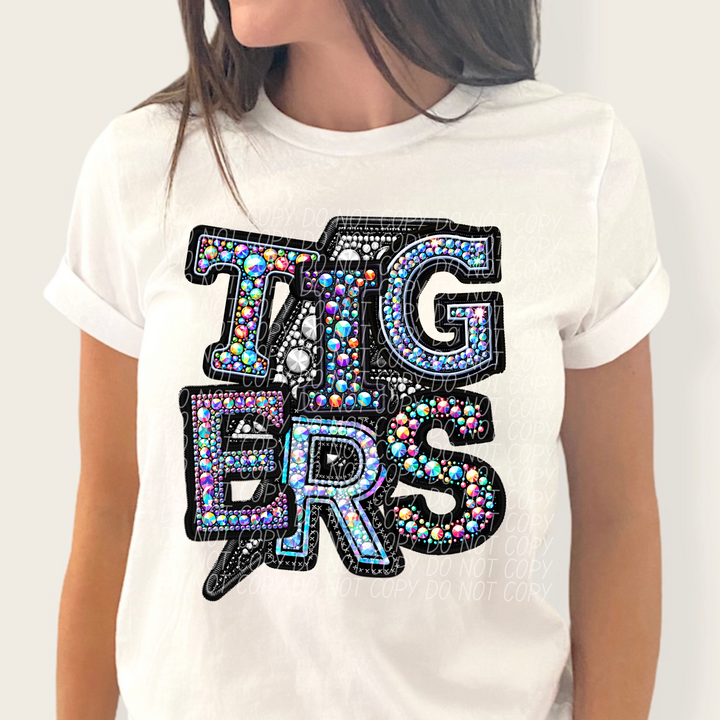 Faux Bling School Spirit DTF Print