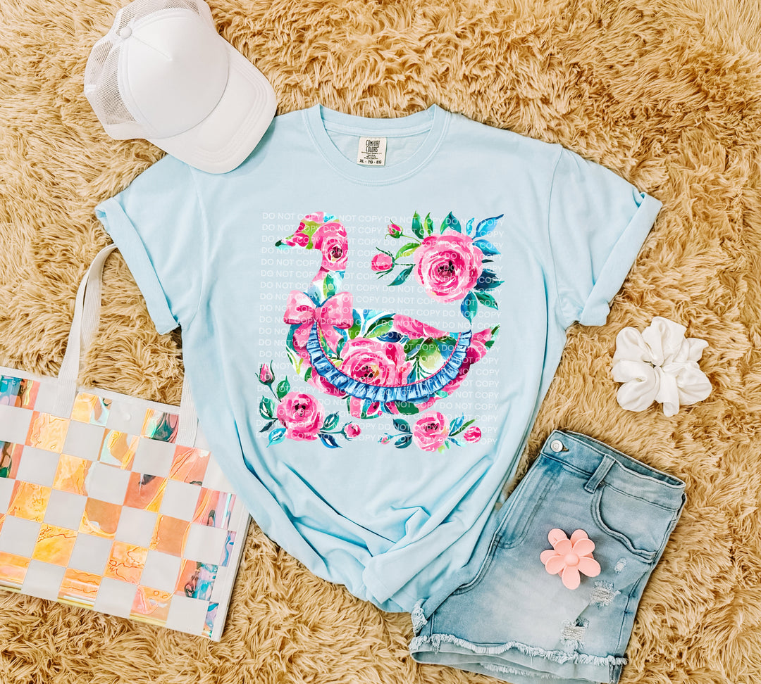 Floral Goose DTF Print