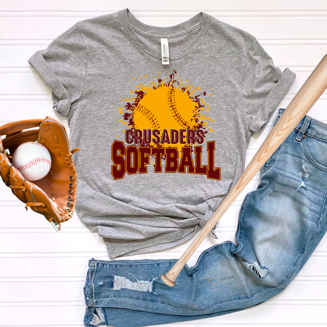 Crusaders Softball DTF Print