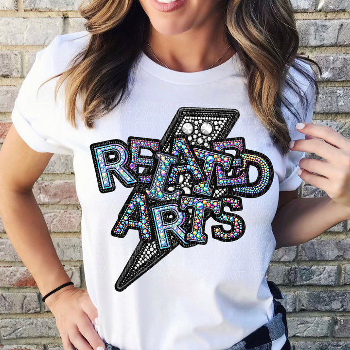 Faux Bling School Titles and Grades DTF Print