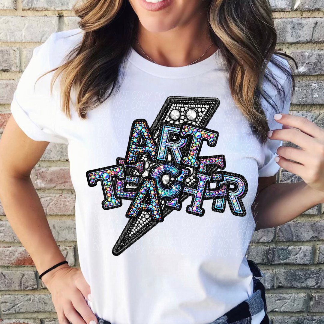 Faux Bling School Titles and Grades DTF Print