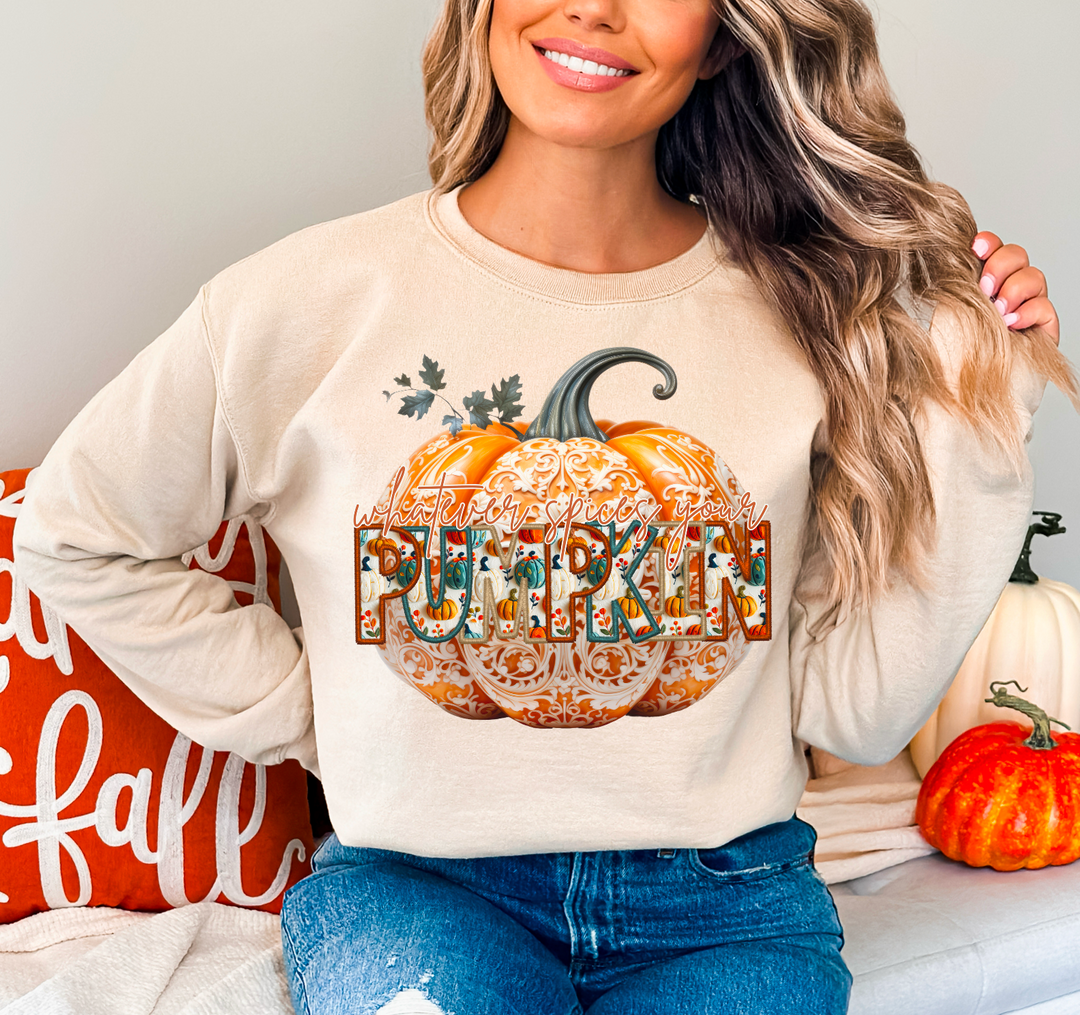 Whatever Spices Your Pumpkin DTF Print