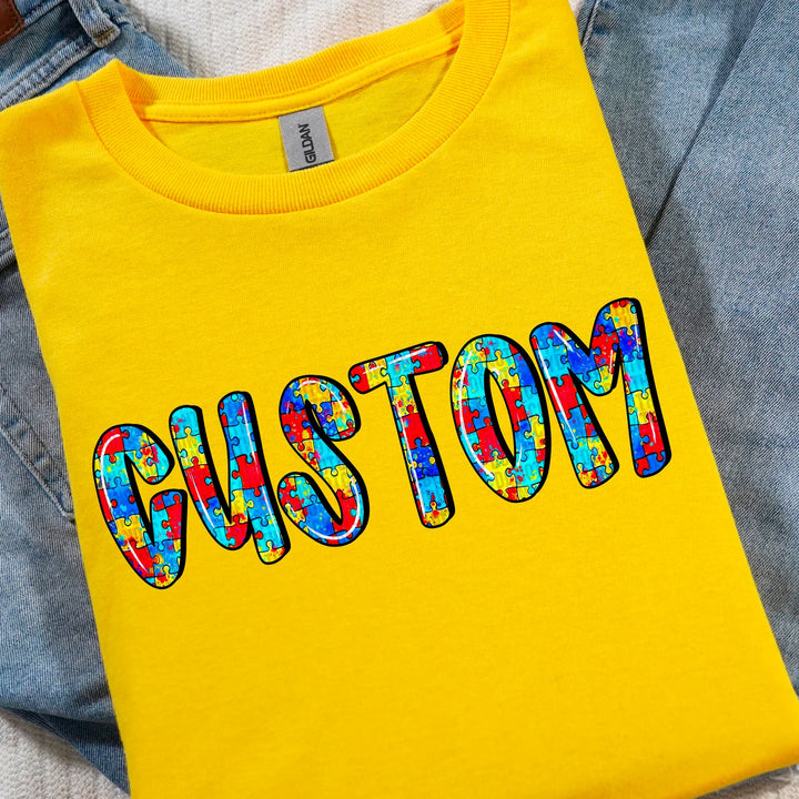 Autism Awareness Custom Design Mockup Fee ONLY - No Prints - No Digitals