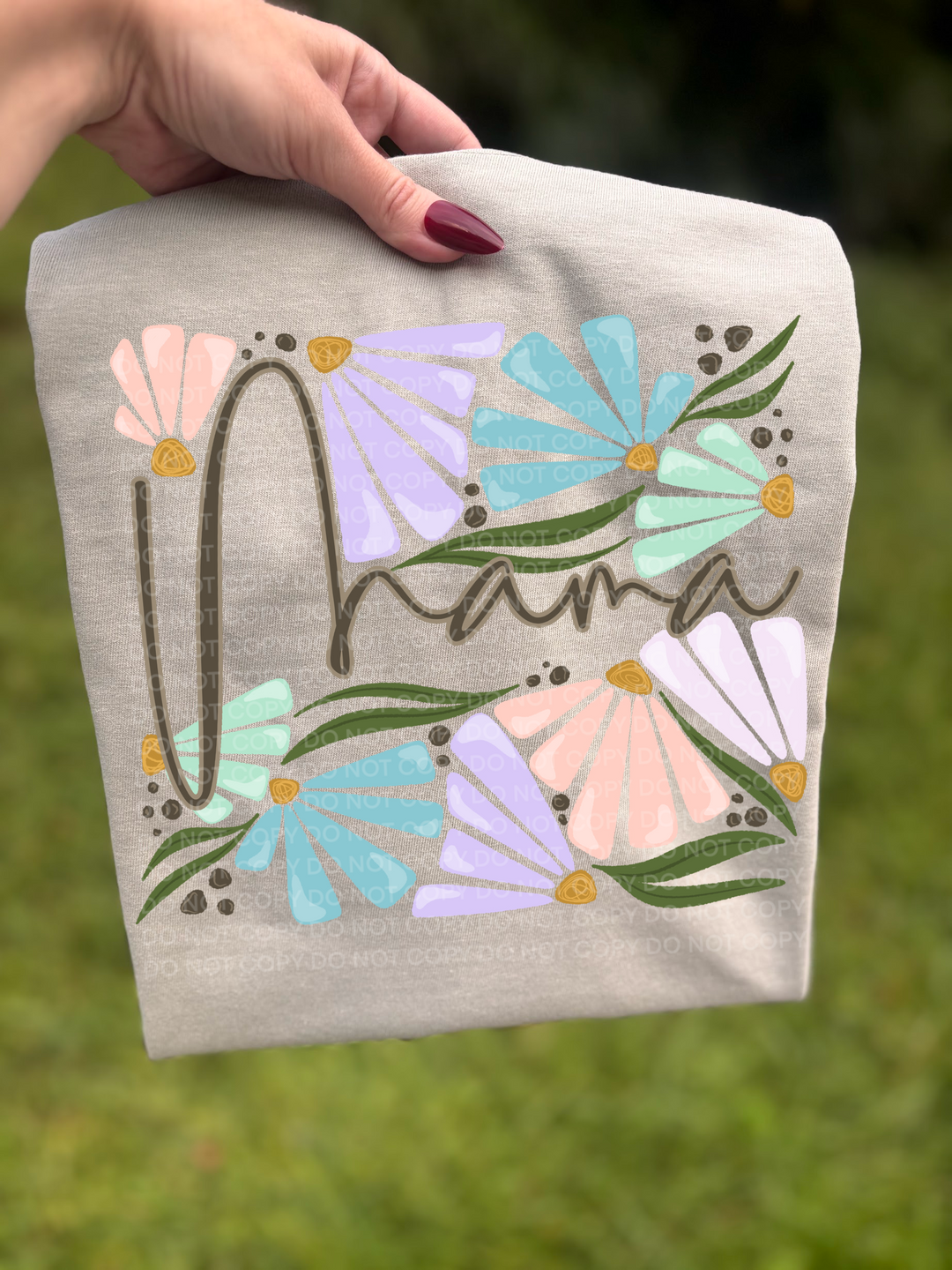 Mama Flower DTF Print