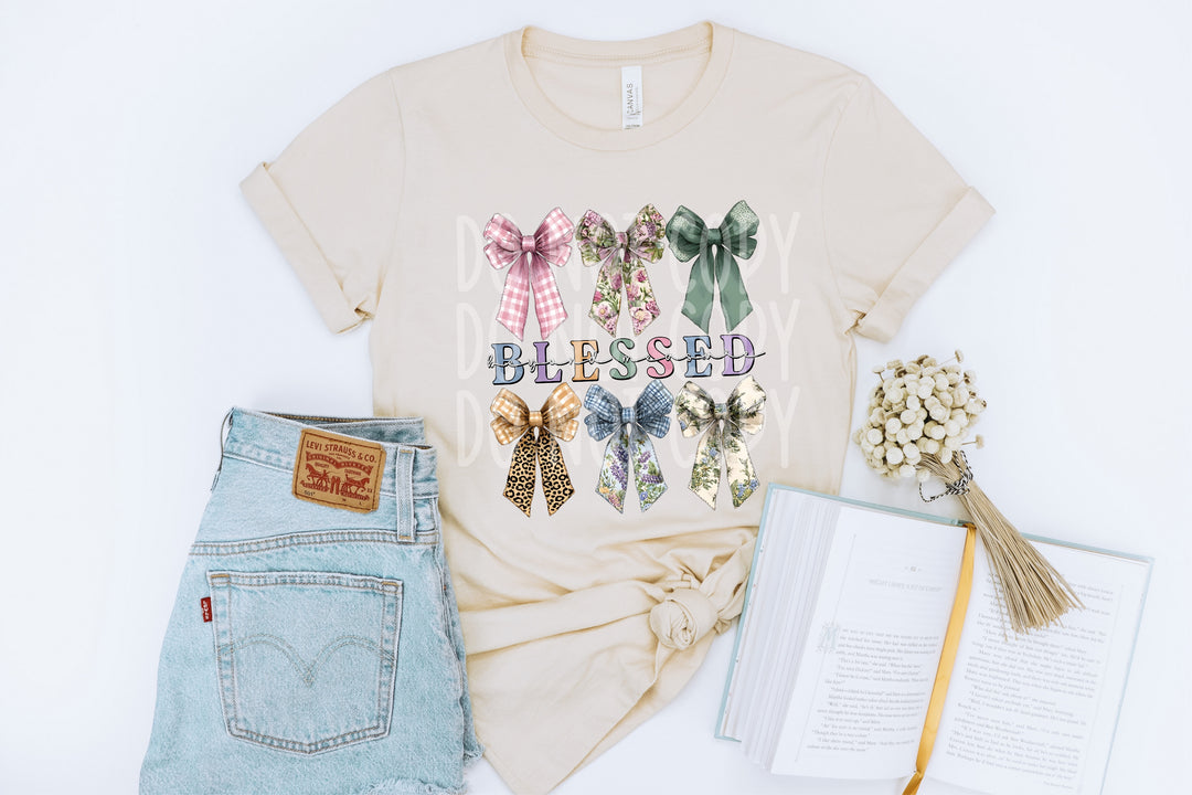 Blessed Beyond Measure Bows DTF Print