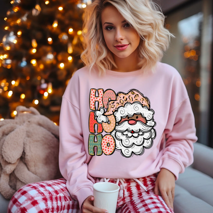 Ho Ho Ho Santa DTF Print